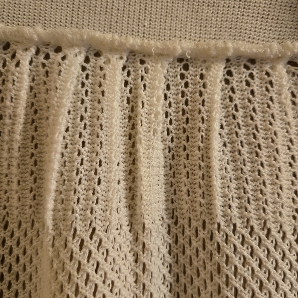 White Open-Front Cardigan - Picture 5 of 6